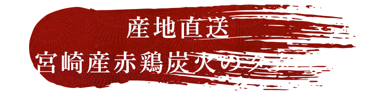 産地直送宮崎産赤鶏炭火のタタキ